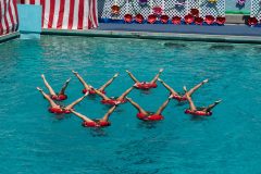 2018 Exhibition with Seniors and Juniors in a playful water dance