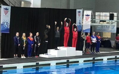 Former Santa Clara Artistic Swimming Members score high at USA National Collegiate Championships