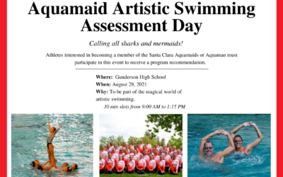 2021 Santa Clara Artistic Swimming’s Artistic Swimming Assessment Day