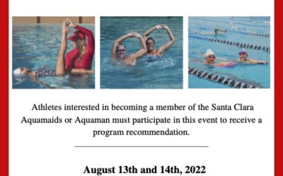 2022 Santa Clara Artistic Swimming’s Artistic Swimming Assessment Day